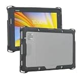 MOBILIS Rugged Case for Zebra Tablet ET401 with Scanner 10", Military Grade Shockproof, Protective Cover Compatible with Zebra Accessories, Recycled Materials, Black