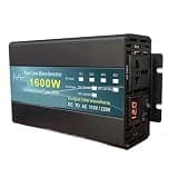 EHSOLZXBE Pure Sine Wave Inverter DC 12v/24v to AC 220V 1000W 1600W 3000W Power Converter Voltage Transformer Solar Inverter(1600W,12V,110-120V 60HZ)