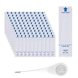 100 Pack Thermometer Probe Covers Compatible with Vicks - Disposable Thermometer Sleeves, Convenient to Use and Enhance Comfort, Clear Temperature Sheath Sleeves for Oral and Rectal