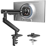 HUANUO FlowLift™ Pro Monitor Arm for 13–32" Screens, MechaSpring Monitor Mount, Fully-Adjustable Monitor Stand with Tilt/Swivel/Rotation, Tool-Free VESA Mount, C-Clamp/Grommet Base, Max Load 19.8 lbs