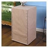 WAHHWF Safe Cover Decorative Medium, Solid Color Hidden Safes Lock Box Covers Protective, Full Coverage Design Cabinet/Rack/Furniture Dust Cover(Taupe,12x12x18/30x30x45cm)