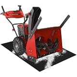 DANHMAO 3X5.2FT Snow Blower Mat,Absorbent Snow Blower Floor Mat with Adhesive Backing for Garage(Black)