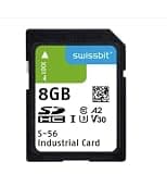 SFSD008GL1AM1TB-I-CE-22Q-STD/Qty:=1 Memory Cards Industrial SD Card, S-56, 8 GB, 3D PSLC Flash,