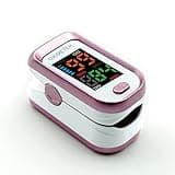Pulse Oximeter Fingertip, Pulse Oximeter and Oxygen Monitor with Bright Colored LED Screen, Accurate and Fast SpO2 and Heart Rate Monitor, Pulse Ox with Two Straps
