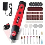 Afantti Corded Rotary Tool Electric Detail Sander Small Grinder Pen Kit Set | 5-Speeds | 100+ Accessories | for Sanding Grinding Polishing Drilling Etching Engraving Crafts
