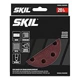 SKIL 20-Piece Mixed 5 in. 60/80/120/240 Grits Round Sanding Paper Kit for SKIL Sanders SR211601/SR6604B-10/SR660302 - CDA9003