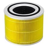 Air Purifier Replacement Filter HEPA Pet Care Replacement Filter Activated Carbon Filtration System Core 300 Filter(Yellow)