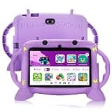 Kids Tablet, 7 inch Tablet for Kids 2-10, Educational Learning Toddler Tablet Android 11, 3GB RAM+32GB ROM Storage, Google Play YouTube, Baby Girl boy Present(Purple)