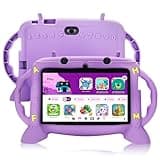 Kids Tablet, 7 inch Tablet for Kids 2-10, Educational Learning Toddler Tablet Android 11, 3GB RAM+32GB ROM Storage, Google Play YouTube, Baby Girl boy Present(Purple)
