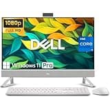 Dell 27 inch All-in-One Desktop Computer, FHD IPS, Intel Core i5-1334U, 16GB RAM, 512GB SSD, Intel Iris Xe Graphics, HDMI, Type-C, Wireless Keyboard & Mouse, Dual Bluetooth Speakers, Windows 11 Pro