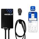 Grizzl-E Smart Level 2 240V / 40A Electric Vehicle (EV) Charger, Metal Case UL Tested and Certified, Energy Star, Indoor/Outdoor Electric Car Fast Charging Station, NEMA 14-50, Black