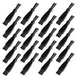 Vaguelly 100pcs Dual-head Shaver Cleaning Brush with Soft Nylon Bristles Plastic Multipurpose Dusting Tool for On-the-go Cleaning and Travel Small Brushes for Precision