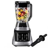 Koblenz Professional Countertop Blender, 1200W Stainless Steel, 3 Smart Programs, Touch Screen, Pulse, 68 oz Jar, Ultra-Quiet, Black/Silver, BPKM-9407