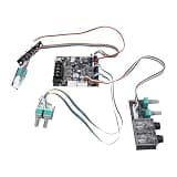 Jiawu Power Amplifier Board, 50W X 2 Channel Amplifier Board with USB Microphone Inputs Dual Mic Support for 4 to 8Ω Speakers Stereo Sound System Module