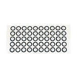 Positioning Targets with Black Contour, Difffuse Reflection 3D Markers for Industrial and Consumer 3D Scanner for Complex Details(Inner 6 Outer 10mm(10000))