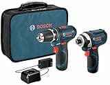 Bosch 12V Max Cordless 2-Tool Combo Kit with Drill/Driver and Impact Driver (CLPK22-120)