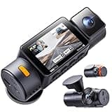 Vantrue New N4S 3 Channel Dash Cam, STARVIS 2 Night Vision, Front Rear Inside Dashcam for Cars, Front and Rear Dual Channel, PlatePix™ Tech, Parking Mode, Wi-Fi, GPS, 2" IPS, Support 1TB (RC18)