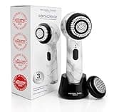 Michael Todd Beauty Soniclear Allure 2026 Readers Choice Winner Sonic (no Rotating) Facial Cleansing + Exfoliation Brush for Men/Women, Antimicrobial Protected Bristles, 4 speeds, Serum Infusion Head