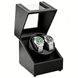 Anyasun Watch Winder for Automatic Watches,Automatic Watch Winder Box,Double Watch Winder with Quiet Japanese Motor,Ideal Gift for Father Men