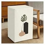 CHZDPP Custom Safe Covers Disguise for Bedroom/Study/RV, Full-Coverage Wine Refrigerator Cover with Front Opening, Washable Security Safe Cover(ligjt Grey,45x35x60cm/18x14x24in)