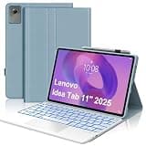 Touch Keyboard Case for Lenovo Idea Tab 11'' 2025, Detachable Keypad for Idea 11inch Tablet Cover with Backlit Trackpad, Smart Case with Keyboard for Lenovo Tab 2025 Release TB-336ZU/336FU, Blue