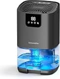 Dehumidifier,35OZ(350sq ft)Small Dehumidifier for Home, Screen Display Quiet with Auto Shut Off,Dehumidifiers for Bedroom,Bathroom,Closet,RV