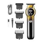 DAXXIN Hair Cutting Tool, Hair Clipper Electric Hair Trimmer Professional Barber Hair Cutting Machine Cordless Haircut Zero Cutting Machine(Black)