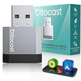 OTTOCAST Mini Nova, 2 in 1 Wireless Carplay & Android Auto Adapter, Plug & Play 2026 Upgraded with AI Assistance (Claude, Gemini, ChatGPT)