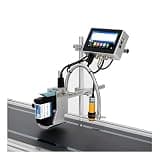 130PLUS Industrial Online Inkjet Printer 12.7/25.4mm Nozzle with 4.3inch Screen QR Barcode Batch Number Logo Date Printer(12.7mm without ink)