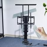 iumLeap Electric TV Lift Stand - LCD TV Floor Stand, Adjustable TV Mount Bracket, with Remote ControlTelescopic Electric TV Lift, for 42-70 Inch Electric TV Lift Stand, Can Be H