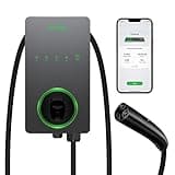 Autel Level 2 Home Smart EV Charger NACS, Up to 50Amp, Hardwired 240V EV Charge Station, Indoor/Outdoor Car Charging Station, Flexible 25-Foot Cable, Compatible with Tesla