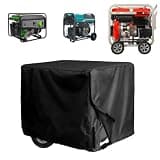 Generator Cover for Firman T07573 9375W-7500W, Water Dust Resistant Resistant Outdoor Storage Cover for Portable Generators,C-Black