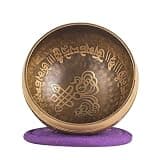 Tibetan Singing Bowls Singing Bowl With Buddhist Eight Auspicious Symbols Decoration For Yoga Meditation Sound Healing Spiritual