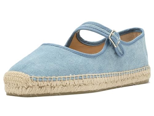 CASTANER Women's Padua Flat Espadrille Sand 6.5 Narrow