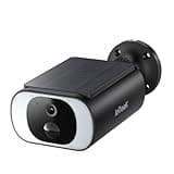 ieGeek S1 Solar Security Cameras Wireless Outdoor, 2K WiFi Battery Powered Home Surveillance Camera with Embedded Solar Panel, AI Motion Sensor, Smart Alarm, Color Night Vision, Cloud/SD,Works w/Alexa