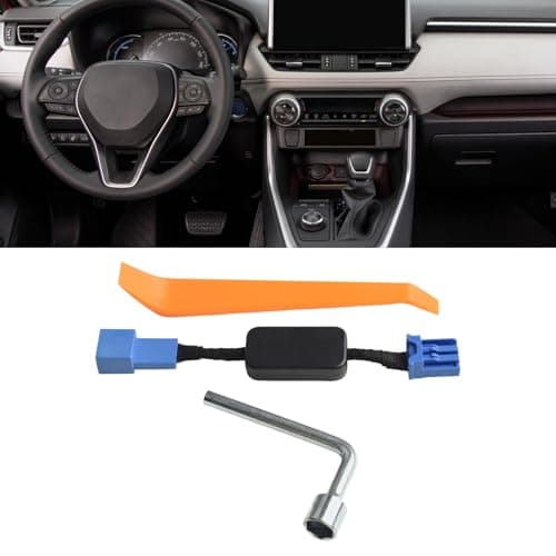 Tidevib Automatic Stop Canceller Wire Kit with for Memory for Toyota for rav4 2020-2024 for Easy Install Disable Module for Jumper Bypass Black