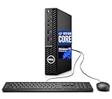 Dell OptiPlex 3080 Micro Desktop Computer Mini PC, 10th Gen Intel Core Up to 3.8GHz, 16GB DDR4 RAM, 256GB SSD, HDMI, Keyboard and Mouse, WiFi, BT, Windows 11 Pro (Renewed)