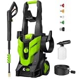 P*ressure Washer, Max 2030 PSI P*ower Washer, 4 Quick Connect N*ozzles, P*ressure Cleaning Machine for Car Driveway Fence Patio Home Washing