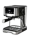 HousesAid Espresso Machine with Milk Frother, Adjustable Steam & Cup Warming Tray – Professional Coffee Maker for Home & Office