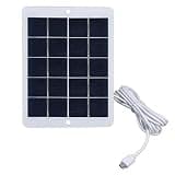 3 Watt 5 Volt Polysilicon Solar Panel for Outdoor Charging of Mobile Phones and Power Banks - DIY Solar Charger for Camping, Hiking, and Travel
