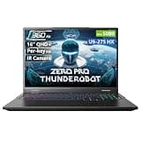 Thunderobot Zero 16 Pro 5080 Gaming Laptop, GeForce RTX 5080, Core Ultra 9 275HX, 16" QHD+ 360Hz Hummingbird IPS Display, 32GB DDR5, 1TB SSD, Per-Key RGB, HD Camera, Wi-Fi 6E, Windows 11 Home