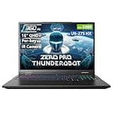Thunderobot Zero 16 Pro 5080 Gaming Laptop, GeForce RTX 5080, Core Ultra 9 275HX, 16" QHD+ 360Hz Hummingbird IPS Display, 32GB DDR5, 1TB SSD, Per-Key RGB, HD Camera, Wi-Fi 6E, Windows 11 Home
