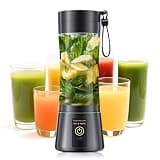 Cordless Portable Personal Size Blender - 12 Oz Mini Blender Make Smoothies and Shakes, Cordless Lightweight Rechargeable, Freshly Squeezed in Picnic/Sports/Office