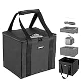 FOMITO AB-2 Foldable Carrying Bag compatible with Amaran Halo 100D, 100X, 200D, 200X LED Video Lights, with Foam Padding
