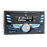 JENSEN MPR420 7-Character LCD Double DIN Car Stereo | Bluetooth Hands Free Calling & Music Streaming | Push to Talk Assistant | AM/FM Radio | USB Playback & Charging | Not a CD Player