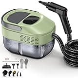 Steam Cleaner for Home & Car, 3-Level Adjustable Steamer for Cleaning, 15s Heat-Up & 1.6L Large Tank, Handheld Steam Cleaner for Car Detailing, Home, Tile, Grout,Furniture with 15pcs Accessories