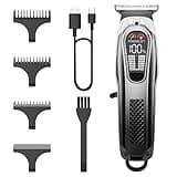 DAXXIN Hair Clippers, Electric Digital Charging Clipper for Household Use Oil Head Carving Shaving Push Shear High-Power Electric Pusher