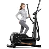 CURSOR Elliptical Exercise Machine, Elliptical Machine for Home with Hyper-Quiet Magnetic Driving System,8&16 Levels Resistance,Compact Elliptical with 12IN Stride,LCD Monitor,350LBS Weight Capacity