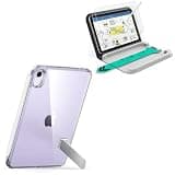 ESR for iPad mini 7 A17 Pro Case, iPad mini 7th/6th Generation Case with Stand + 2 Pack Paper-Feel Screen Protector with UltraFit Tray
