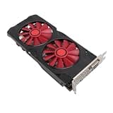 Gaming Graphics Card, High Speed RX580 Graphics Card 8GB GDDR5 256bit PCI Express 2.0 16X Slot Dual Cooling Fan for Desktop Computer
